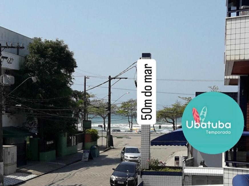 Apto 12-2 Com Churrasqueira - Beira Mar - Sirlei Ubatuba Bagian luar foto